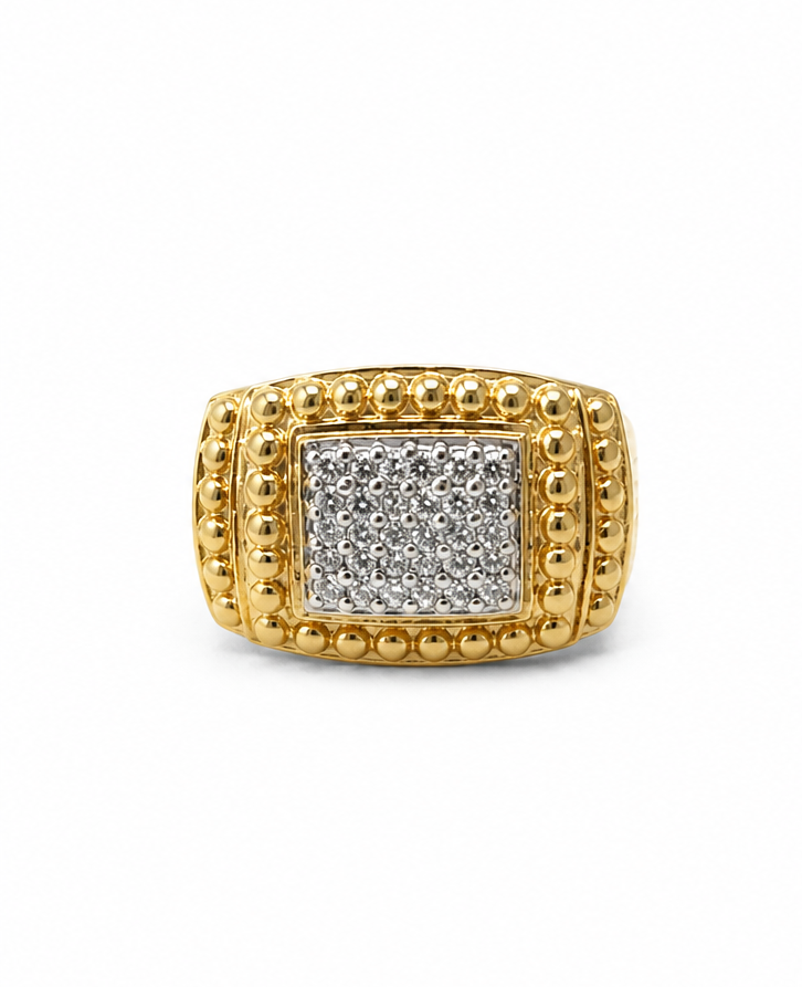S925 Natural Diamond Ring